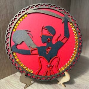 Mandala Iansã 20 cm | Axé, Força e Transformação