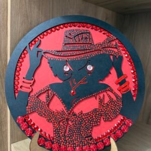 Mandala Decorativa Pombagira 30 cm – Proteção, Axé e Energia Feminina