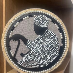 Mandala Decorativa Preto Velho 35 cm – Sabedoria, Proteção e Paz Espiritual