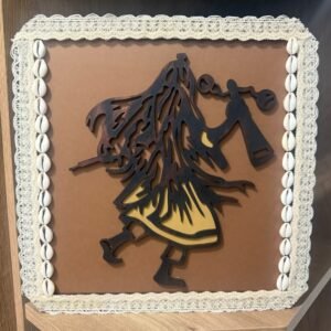 Quadro Orixá Obaluayê – Proteção, Cura e Renovação